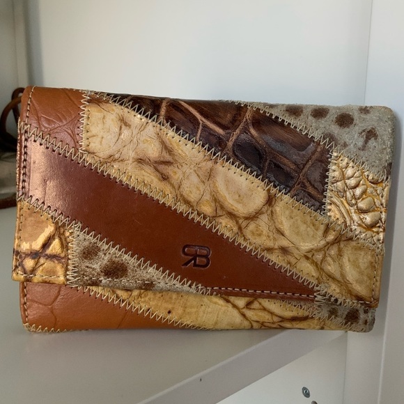 Vintage RENATO BALESTRA Italia Women’s Leather Exotic Skin Medium Wallet Unisex - Picture 1 of 14
